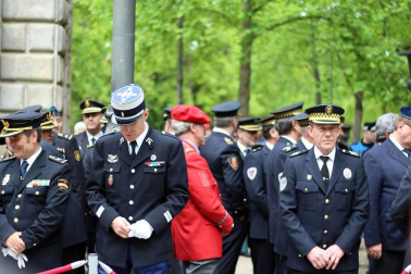 Acto en el parque de la Taconera en Pamplona.