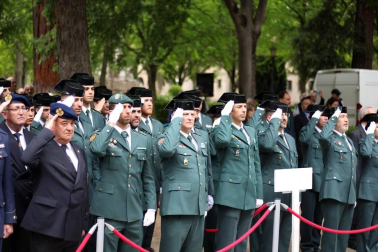 Acto en el parque de la Taconera en Pamplona.