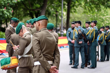 Acto en el parque de la Taconera en Pamplona.