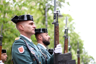 Acto en el parque de la Taconera en Pamplona.