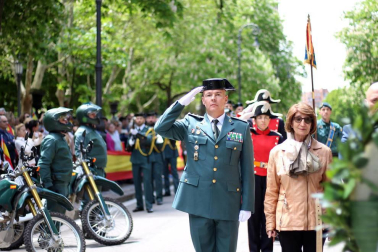 Acto en el parque de la Taconera en Pamplona.