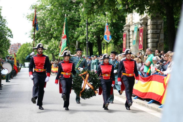 Acto en el parque de la Taconera en Pamplona.