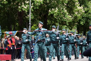 Acto en el parque de la Taconera en Pamplona.