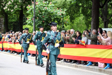 Acto en el parque de la Taconera en Pamplona.