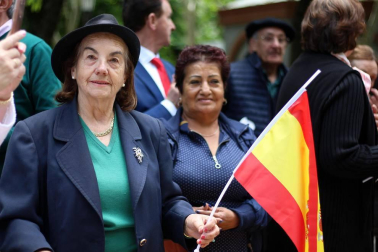 Acto en el parque de la Taconera en Pamplona.