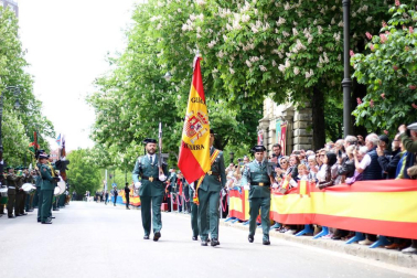 Acto en el parque de la Taconera en Pamplona.