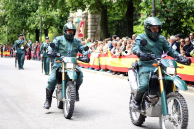 Acto en el parque de la Taconera en Pamplona.