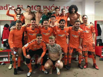 Las celebraciones de los jugadores de Osasuna en el vestuario, fotografiadas desde la 18ª jornada, muestran la unión del grupo.