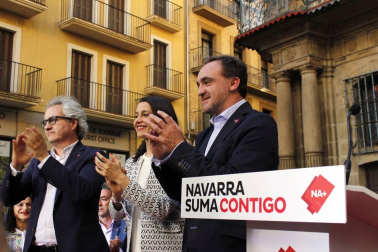 La portavoz nacional de Ciudadanos estuvo en la Plaza Consistorial junto a José Jacier Esparza este martes, 14 de mayo.