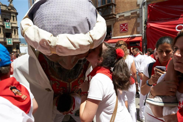 Fotos de los gigantes y cabezudos de Pamplona, 14 de julio de San Fermín 2018