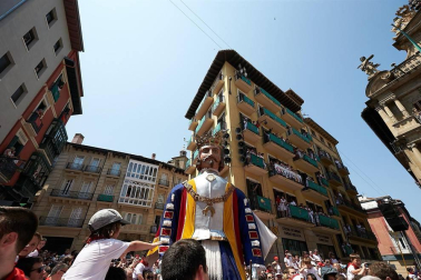 Fotos de los gigantes y cabezudos de Pamplona, 14 de julio de San Fermín 2018