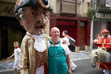Fotos de los gigantes y cabezudos de Pamplona, 13 de julio de San Fermín 2018