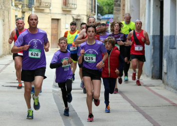 Rubén Juániz y Juan Martínez, dos corredores del Club Atletismo Iranzu de Estella, comparten triunfo en Allo.