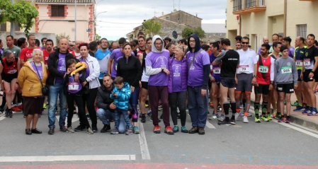 Rubén Juániz y Juan Martínez, dos corredores del Club Atletismo Iranzu de Estella, comparten triunfo en Allo.