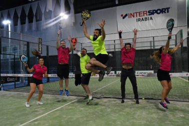 La competición entre empresas innovó este fin de semana con el reto solidario del Challenge Intersport donde catorce equipos de nueve empresas compitieron con realizar el mayor número de kilómetros que se transformaron en dinero