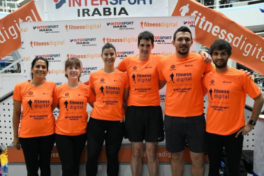 La competición entre empresas innovó este fin de semana con el reto solidario del Challenge Intersport donde catorce equipos de nueve empresas compitieron con realizar el mayor número de kilómetros que se transformaron en dinero