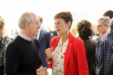 Todas las fotos de la llegada de los candidatos a la Presidencia de Navarra al debate organizado por Diario de Navarra