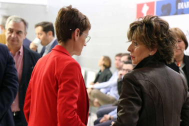 Todas las fotos de la llegada de los candidatos a la Presidencia de Navarra al debate organizado por Diario de Navarra