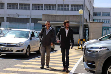 Todas las fotos de la llegada de los candidatos a la Presidencia de Navarra al debate organizado por Diario de Navarra