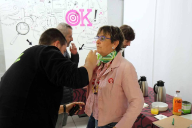 Todas las fotos de la llegada de los candidatos a la Presidencia de Navarra al debate organizado por Diario de Navarra
