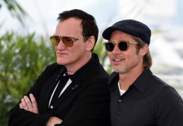 La atención estuvo puesta en los actores, que trabajaban juntos por primera vez en el filme de Tarantino