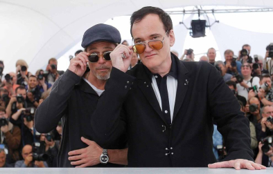 La atención estuvo puesta en los actores, que trabajaban juntos por primera vez en el filme de Tarantino