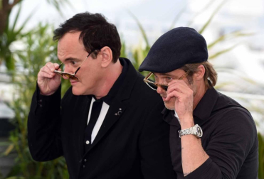 La atención estuvo puesta en los actores, que trabajaban juntos por primera vez en el filme de Tarantino