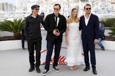 La atención estuvo puesta en los actores, que trabajaban juntos por primera vez en el filme de Tarantino