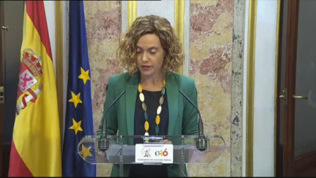 Batet confirma la decisión de la Mesa de suspender de su cargo a los diputados presos