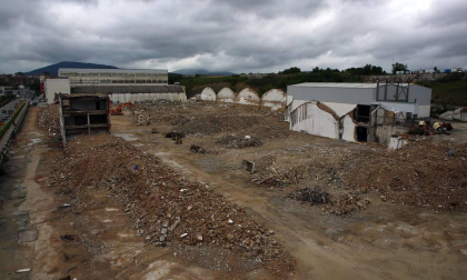 La antigua fábrica de Super Ser, reducida a escombros