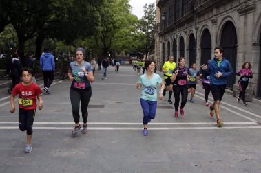 Participantes en la prueba disputada este viernes, 24 de mayo, en la capital navarra.