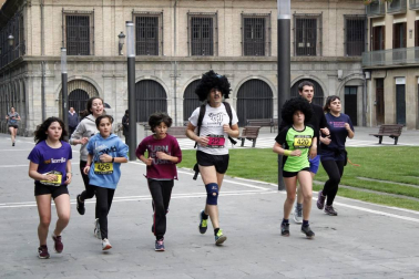 Participantes en la prueba disputada este viernes, 24 de mayo, en la capital navarra.