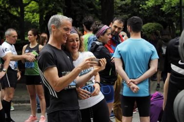 Participantes en la prueba disputada este viernes, 24 de mayo, en la capital navarra.