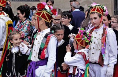 El centro de Pamplona vivió este sábado una jornada de eventos múltiples y solapados