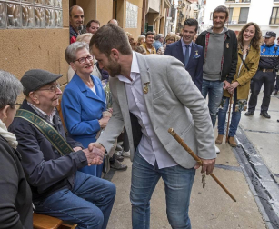 La corporación municipal subió casi al completo a la basílica en el que fue el último acto oficial de la legislatura