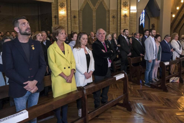 La corporación municipal subió casi al completo a la basílica en el que fue el último acto oficial de la legislatura