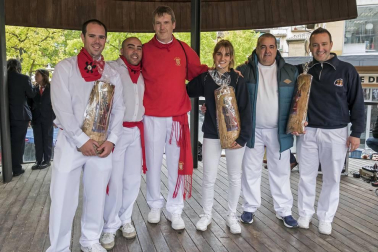 Los gigantes llenan las calles de Estella por las fiestas de la Virgen del Puy