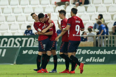 Fotos de la victoria del equipo navarro en el Nuevo Arcángel que le ha dado el título de la Liga 1/2/3.
