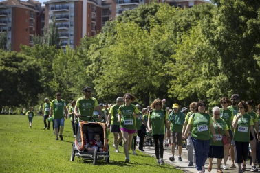 La capital navarra acogió este domingo, 2 de junio, la marcha en la que participaron alrededor de 4.000 personas, según los datos de la organización