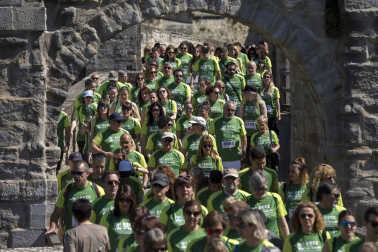 La capital navarra acogió este domingo, 2 de junio, la marcha en la que participaron alrededor de 4.000 personas, según los datos de la organización