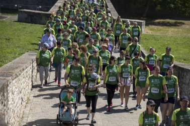 La capital navarra acogió este domingo, 2 de junio, la marcha en la que participaron alrededor de 4.000 personas, según los datos de la organización