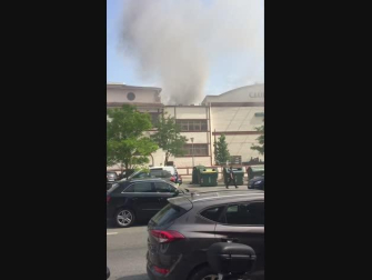 Incendio en el Club de Tenis de Pamplona