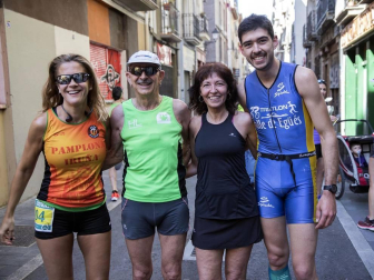 Javier Nagore e Inma Sainz se proclamaron el domingo vencedores del 'XII Cross de la Peña Aldapa'