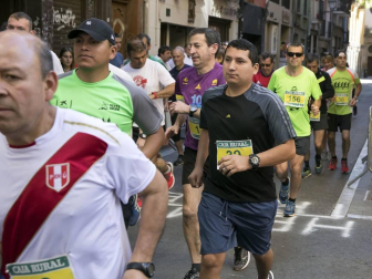 Javier Nagore e Inma Sainz se proclamaron el domingo vencedores del 'XII Cross de la Peña Aldapa'