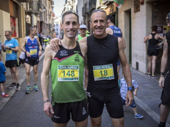 Javier Nagore e Inma Sainz se proclamaron el domingo vencedores del 'XII Cross de la Peña Aldapa'