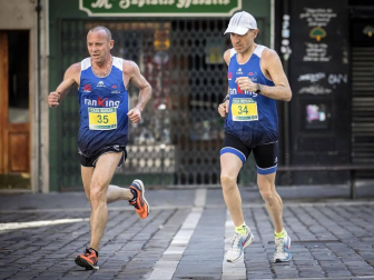 Javier Nagore e Inma Sainz se proclamaron el domingo vencedores del 'XII Cross de la Peña Aldapa'