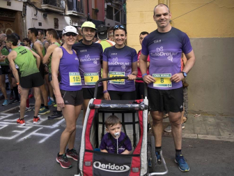 Javier Nagore e Inma Sainz se proclamaron el domingo vencedores del 'XII Cross de la Peña Aldapa'