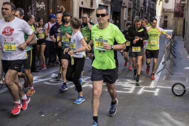 Javier Nagore e Inma Sainz se proclamaron el domingo vencedores del 'XII Cross de la Peña Aldapa'