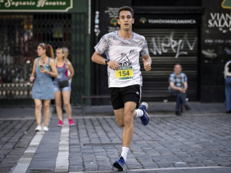 Javier Nagore e Inma Sainz se proclamaron el domingo vencedores del 'XII Cross de la Peña Aldapa'