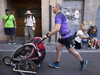 Javier Nagore e Inma Sainz se proclamaron el domingo vencedores del 'XII Cross de la Peña Aldapa'